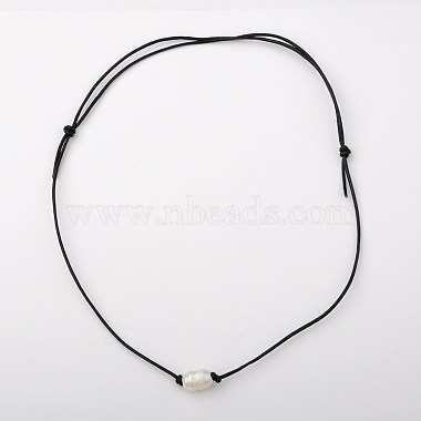 Freshwater Pearl Beaded Necklaces(NJEW-JN00666)-2
