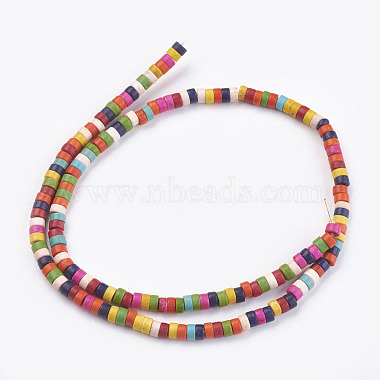 Synthetic Turquoise Beads Strands(TURQ-G110-4x2mm-12)-2