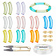Superfindings – kits de fabrication de bracelets extensibles en perles(DIY-FH0004-53)-1