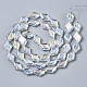 Chapelets de perles en verre galvanoplastique(X-EGLA-N008-009-A01)-2