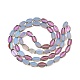 Painted Transparent Glass Beads Strands(GLAA-E033-06B-03)-2