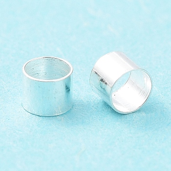 304 Stainless Steel Beads, Column, Silver, 2.5x2mm, Hole: 2mm