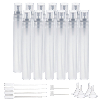 DIY Kit, with Plastic Spray Bottle, Plastic Funnel Hopper, Pipettes Dropper and Plastic Pump, Clear, 16.2cm, Capacity: 30ml