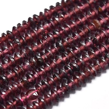 3mm Bicone Garnet Beads