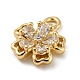 Brass with Clear Cubic Zirconia Charms(X-KK-G478-02D-KCG)-2