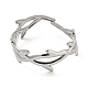 Non-Tarnish 304 Stainless Steel Open Cuff Rings(RJEW-K245-92P)-2