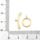 Ring Messingknebel Schnallen(KK-G548-39)-5