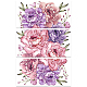 3 Sheets 3 Styles Flower PVC Waterproof Decorative Stickers(DIY-WH0404-029)-1