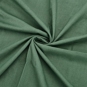 Linen Cotton Fabric, Clothing Accessories, Sea Green, 144x0.05cm, 1m/pc