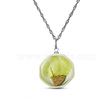YellowGreen Sterling Silver Necklaces