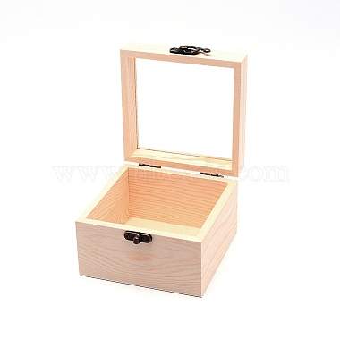 Wood Jewelry Box(OBOX-WH0006-14)-2