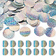 150Pcs PVC Paillette/Sequin Links(PVC-TA0001-07A)-1