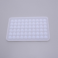 Polygon Ice Food Grade Silicone Molds, Resin Casting Molds, For UV Resin, Epoxy Resin Craft Making, White, 190x121x11mm(DIY-WH0195-87)
