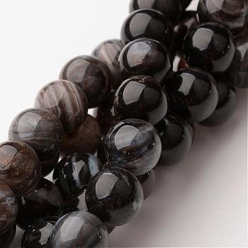 Natural Quartz Round Beads Strands, 10mm, Hole: 1mm, about 38pcs/strand, 15.75 inch
