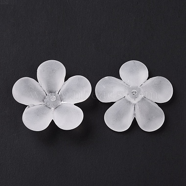 5枚の花弁透明アクリルビーズキャップ(OACR-A017-12)-2