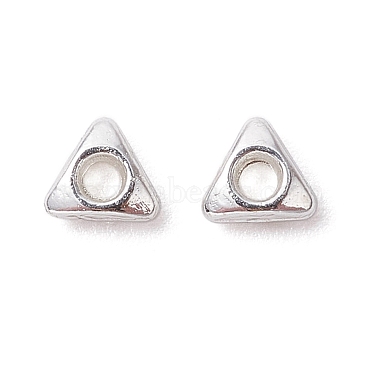 Silver Triangle Alloy Beads