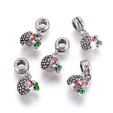 27mm Colorful Others Alloy+Enamel Dangle Beads