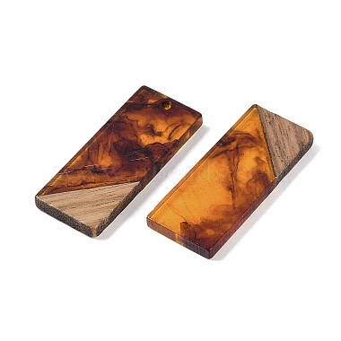 pendentifs en résine et bois(WOOD-F015-09A)-2