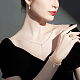 60Pcs 4 Styles Shell Pearl Beaded Pendants(PALLOY-GA00044)-5