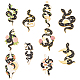 Benecreat 10 шт. 10 булавка с эмалью в виде змеи(JEWB-BC0001-08)-1