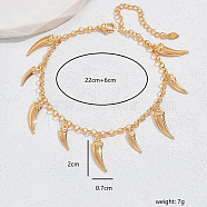 Gold-Plated Chili Pepper Charm Anklets for Women(KY1950)