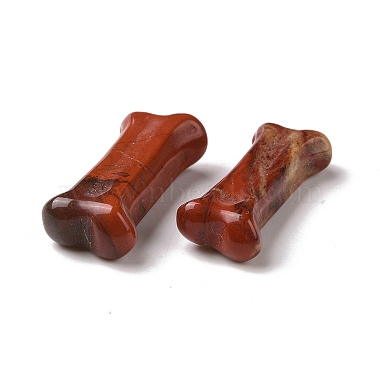 Natural Red Jasper Dog Bone Shape Sculptures(DJEW-G033-01A-01)-3