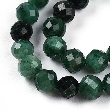 brins de perles de fuchsite naturelles(G-S345-6mm-33)-4