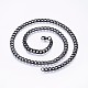 304 Stainless Steel Curb Chain Necklaces(NJEW-O102-02B)-1