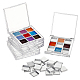 4Pcs DIY Refillable Plastic 9 Compartments Eyeshadow Palettes Sub Boxes(DIY-OC0011-32)-1