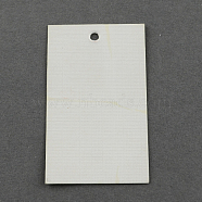 Paper Price Cards, Rectangle, White, 50x30mm(CDIS-R022-02)