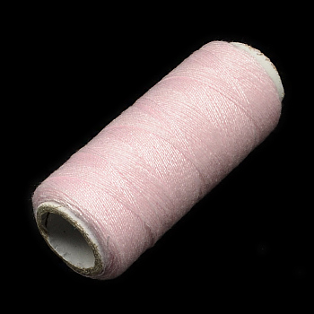 402 Polyester Sewing Thread Cords for Cloth or DIY Craft, Lavender Blush, 0.1mm, about 120m/roll, 10rolls/bag