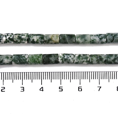 Natural Green Spot Jasper Beads Strands(G-C128-A17-01)-5