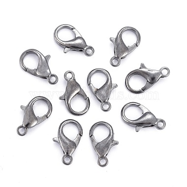 Zinc Alloy Lobster Claw Clasps(E105-B-NF)-2