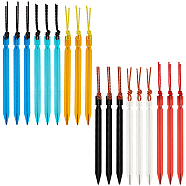 SUPERFINDINGS Aluminum Alloy Tent Stakes, Heavy Duty Ground Pegs, Lightweight Outdoor Tent Camping Spikes, Mixed Color, 180x11x13mm, Hole: 4mm, 18pcs/set(FIND-FH0001-72)