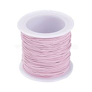 Elastic Cord, Pink, 1mm, about 22.96 yards(21m)/roll(X-RB1.0mm-16)