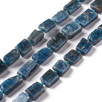 Natural Kyanite Beads Strands, Rectangle, 9~18x7.5~8x4~5mm, Hole: 1.8mm, about 26~32pcs/strand, 16.34~16.54 inch(41.5~42cm)