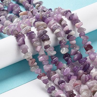 Natural Lilac Jade Beads Strands(G-P497-03A-06)-4