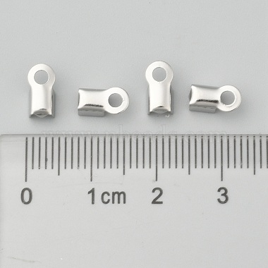 304 Stainless Steel Fold Over Crimp Cord Ends(X-STAS-M009-01A)-3