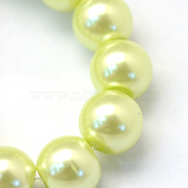 Chapelets de perles rondes en verre peint(HY-Q003-6mm-46)-3