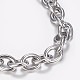 304 Stainless Steel Cable Chain Bracelets(X-BJEW-I238-09P)-2