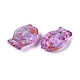 Picasso Transparent Glass Beads(SEED-Q039-03A)-2
