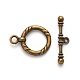 Tibetan Style Alloy Toggle Clasps(X-MLF10259Y-NF)-2