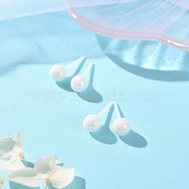 Hypoallergenic Bioceramics Zirconia Ceramic Stud Earrings(EJEW-Z023-13G)-2