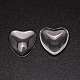 Transparent Glass Heart Cabochons(GLAA-WH0032-02)-1