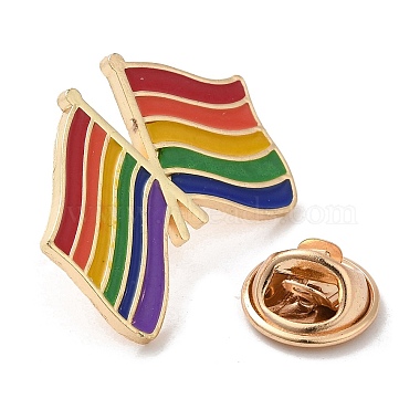 Pride Rainbow Theme Enamel Pins(JEWB-G031-01S)-3