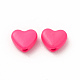 Heart Spray Painted Alloy Beads(FIND-G053-01A)-2