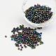 8/0 Electroplated Iris Round Glass Seed Beads(X-SEED-A009-3mm-603)-1