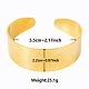 Stylish European and American Texture 304 Stainless Steel Cuff Bangles for Women(BL1695-2)-1