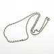 304 Stainless Steel Necklaces(NJEW-F027-40-2mm)-1