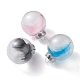 (vente de liquidation défectueuse: rayure de surface) décoration d'ornement de boule en plastique(HJEW-XCP0001-05)-1
